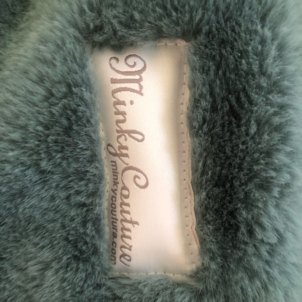 Sage green Minky Couture scarf